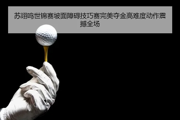 苏翊鸣世锦赛坡面障碍技巧赛完美夺金高难度动作震撼全场